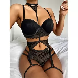 Lace See Through Lingerie Porn - Fantasy sexy lingerie for ladies sexiest panties bra Garters See Through  Lingerie luxe women sexy underwear set Porn Costumes - AliExpress