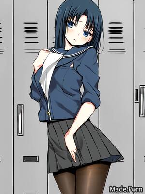 Anime Skirt Porn - Porn image of mini skirt anime pantyhose bows 20 sailor fully clothed  locker room created by AI