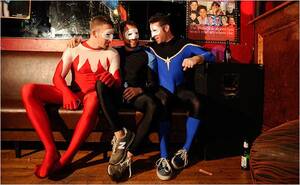 Forced Male Gay Porn Batman And Robin - Gay Parties in New York Attract the Superhero Crowd - The New York Times