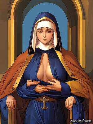 free nude cartoon churches - Porn image of partially nude 20 church nude nun gothic full shot created by  AI