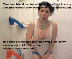 College Sissy Captions Porn - sexy-sissy-captions: Wish this happened to me in college! Tumblr Porn