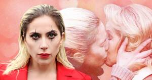 Lady Gaga Lesbian Porn - Lady Gaga's Harley Quinn kisses woman on set of Joker 2