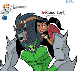 Ben 10 Ultimate Alien Porn Mae - It may or may not be slightly different than last time (Art belongs to  rubtox) : r/Ben10