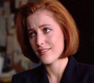 Agent Scully Porn - ... when they discover a porn magazine amongst a suspect's belongings,  Scully comments that she would have thought he already owned that issue.