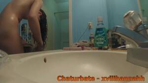 bathroom cam - Teen Shower Voyeur Hidden Bathroom Cam Porn Video