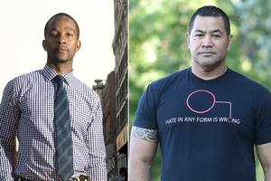 Growing Up Stages Porn - Wade Davis, left, and Esera Tuaolo MMQB