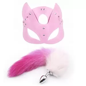 fetish bondage anal - Fox Tail Anal Plug With Cat Mask Porn Fetish Bdsm Bondage Pu Leather  Roleplay Adults Sex Toy For Women Cosplay Games - Breast-fed Sex Toy -  AliExpress