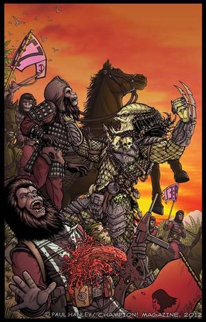 Batman Alien Vs Predator Porn - predator vs apes