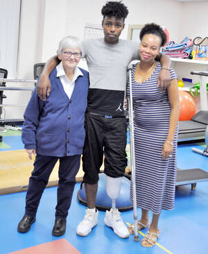 Caymanian Porn - Donated artificial limb saves young Caymanian from lifetime disability -  Cayman Compass
