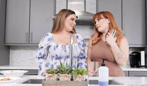 lesbian sex bbw ba - BBW lesbians on the kitchen table have sex and cum from oral - HD porn  online