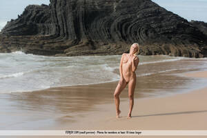 natural blonde nude at beach - Tracy A Nude in Nude Beach at Femjoy Hunter