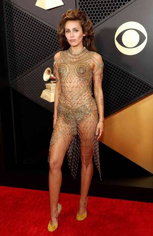 Miley Cyrus Nastiest Xxx - Miley Cyrus Nails 5 Outfit Changes at 2024 Grammys | Photos