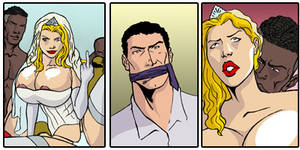 cartoon bride gangbang blacks - White bride black gangbanged