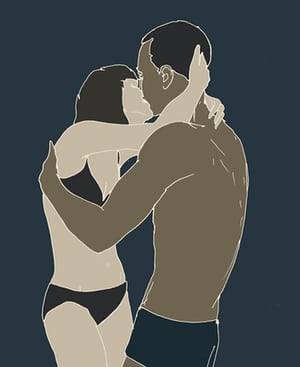 black and white people group sex - Illustration by Natasha Law
