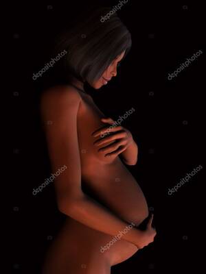 african american pregnant nude - Black pregnant woman Stock Photo by Â©sarah5 4226221