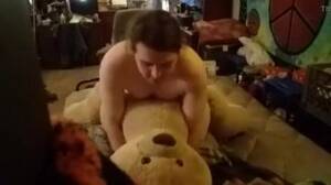 Guy Fucks Teddy Bear - He fucks a giant stuffed teddy bear madly - Porn300.com