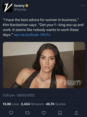 Kim Kardashian Outrageous Porn - Kim Kardashian being helpful as usual : r/antiwork