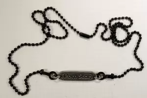 black chain porn - Necklace PORN STAR Black Ball Chain Pornstar - Adult "Actor" -  New Old Stock | eBay