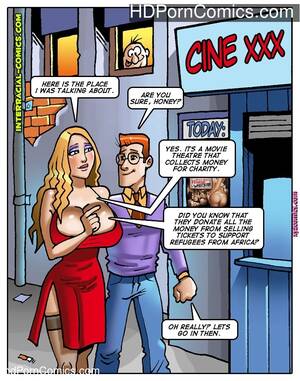 free toons xxx - Interracial- Charity couple free Cartoon Porn Comic | HD Porn Comics