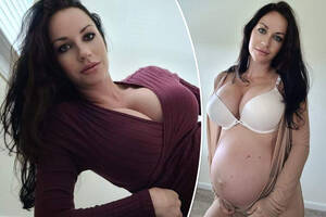 Drunk Pregnant Porn - Pregnant OnlyFans star wants to auction off her body