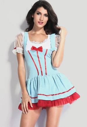 Dorothy Costume Porn - Sexy Dorothy Wizard of Oz Country Girl Halloween Costume Cosplay Roleplay  8862
