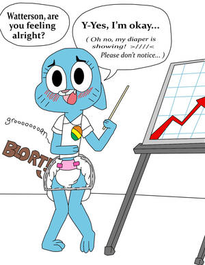 Amazing World Of Gumball Diaper Porn - Watterson, are you feeling alright? Y-Yes, I'm okay.