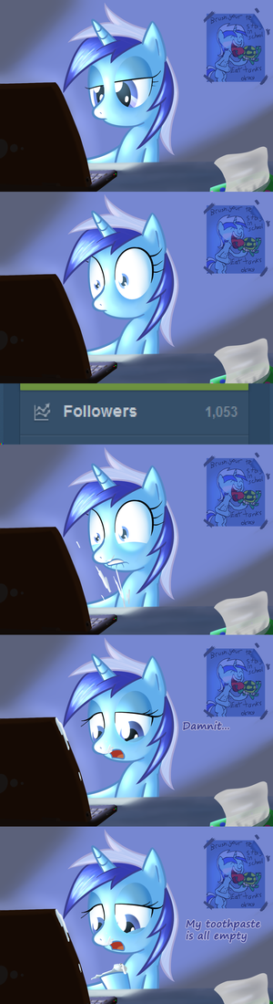 Mlp Colgate Porn - 710323 - suggestive, artist:dazko, minuette, ask doctor colgate, g4, ask,  comic, female, not porn, solo, toothpaste, tumblr - Derpibooru