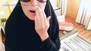 Arab Girl Fucked With Hijab And Abaya - Arabic Girl Smoking With Cock And Sperm On Her Beautiful Hijab Face -  RedTube