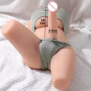 dildos sex toys for shemales - Realistic Shemale Porn Doll Soft Boobs Huge Dildo Strong Male Body Female  Masturbation Sex Toy Sexy Real Skin Half Body Sex Doll - AliExpress