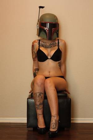 Female Boba Fett Porn - what is the deal with all the boba fett and storm trooper girls in undies  pics? Just nerd porn? I pin cause i am intrigued