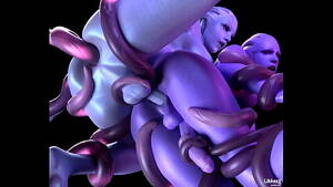 Mass Effect Tentacle Porn - Mass Effect Liara and Aria getting fucked by tentacles - BoulX.com