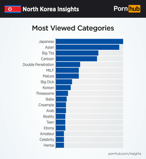 North Korea Pornography - Pornhub Just Released New Data on What North Koreans Watch to Get Off