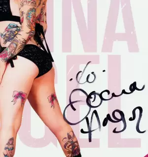 Black Tattoos Porn - Porn Star JOANNA ANGEL Signed Sexy Black Lingerie Nice Butt Tattoos Promo  Photo | eBay