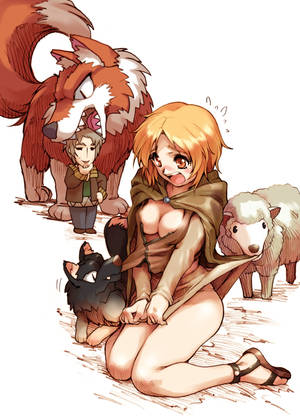Anime Wolf Porn - As Shingo has said, Hisahiko pretty much owns the field of Spice and Wolf  fanart