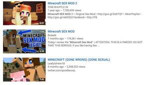 Minecraft People Having Sex - Minecraft Has Sex Mods Via YouTube - Counter Culture Mom