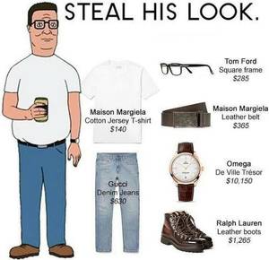 king of the hill cotton porn - Steal his look: Hank Hill ...