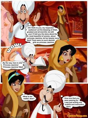 jasmine cartoon porno - Princess Jasmine And Deceitful Gossips Sex Comic | HD Porn Comics