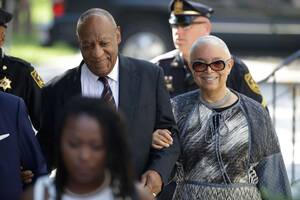 Bill Cosby Porno - Bill Cosby's Wife, Camille, Accompanies Husband to Court