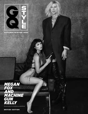 Megan Fox Naked Sex - Megan Fox goes completely nude and points a GUN at boyfriend Machine Gun  Kelly in raunchy GQ photoshoot | The Sun