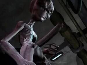 Alien Fucks Woman - Ugly hentai alien fuck woman in UFO