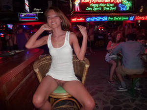 bar 3 nudist girls - Pic #7 Pantieless Girl: *PU Upskirts In Samui Bars - Part 3 -