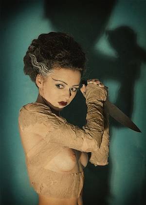Costume Of Frankenstrin Brife Porn - Sexy Bride of Frankenstein Pin Up | Bride of Frankenstein Pin Up by Aleksey  Galushkov