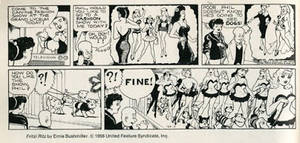 Nancy And Sluggo Porn - Fritzi continued to appear in Nancy to attract male readers with her  charming figure.