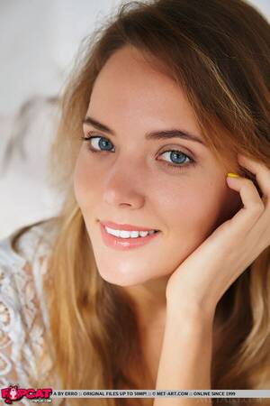 Blue Eyed Shaved Pussy - Leggy Teen With Blue Eyes Mango A Showcases Her Shaved Pussy In The Nude -  FAPCAT