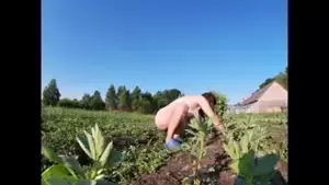 Farmers Wife Interracial Porn - Farmer's Wife Masturbates in the Field | xHamster
