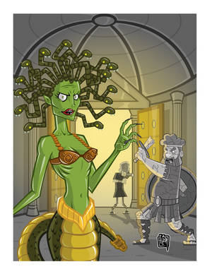 Animated Greek Porn - Medusa   Greek Mythology  Medusa was one of 3 Gorgon sisters, a chthonic  monster
