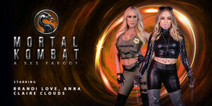 Brandi Love Porn Parody - Mortal Kombat VR Porn Parody - Sonya & Cassie VR Cosplay Porn | VR Conk