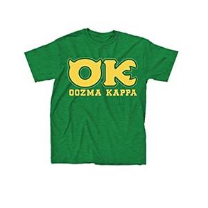 Disney Monsters University Porn - Disney Monsters University OK Oozma Kappa Member Adult Green T-shirt (Adult  Small)