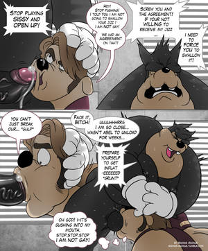 Disney Yaoi Porn Comic - animas_animus anthro comic cum disney english_text forced forced_oral furry  goof_troop male oral peter_pete_sr. sex sweat