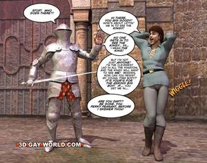 Medieval Knights Gay Porn - Knight in shining armour gives a fairytale happy ending to a juicy peasant  - CartoonTube.XXX